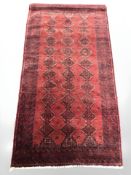 A Turkoman rug, Afghanistan, 169 cm x 90 cm.