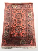 A Balouch rug, Afghanistan, 157 cm x 102 cm.