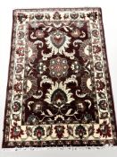 A Zeigler-design rug,