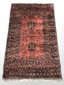 A Turkoman rug, Afghanistan, 171 cm x 103 cm.