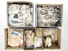 Several thousand loose 20th century stamps.