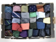 A collection of gents ties.