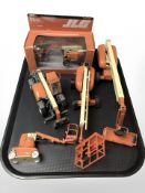A JLG model 8340AJ articulating boom lift, 1:32 scale, in box,