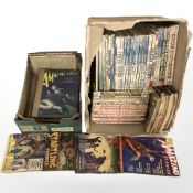 A collection of annuals including Wonder Stories, Amazing Stories, Tales of Wonder, etc.