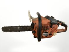 An Echo CS-4000 petrol chainsaw.