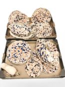 A quantity of Victorian Imari dinner wares.