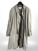 A gents Aquascutum mac coat, 46R.