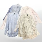 Twelve gents long sleeve shirts by Charles Tyrwhitt, T M Lewin, Laine Taylor and other brands,