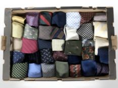 A collection of gents ties.