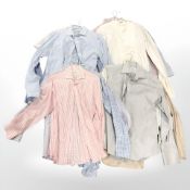 Twelve gents long sleeve shirts by Charles Tyrwhitt, T M Lewin, Hawes & Curtis and other brands,