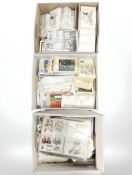 Many hundreds of modern postcards, Royal Mail first day covers, etc.