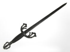 A fantasy Spanish-style miniature sword, length 46 cm.
