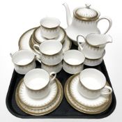 Twenty three pieces of Paragon Athena tea china.