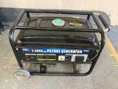 A 2.3KVA petrol generator together with a Samsung 32 inch tv with remote.