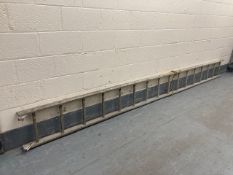 An aluminium ladder,