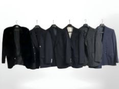 Six gents blazers including Austin Reed, Aquascutum, Turnbull & Adder and other brands,
