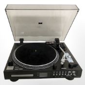 A Zennox belt drive turntable with lead.