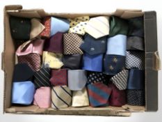 A collection of gents ties.