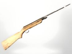 A vintage break action air rifle.