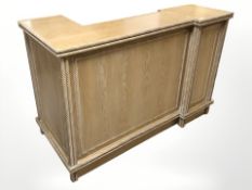 A 19th century walnut clerk's writing stand,