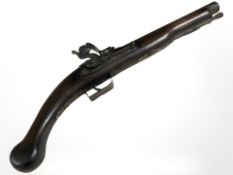A replica flintlock pistol.