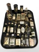 A collection of alcohol miniatures