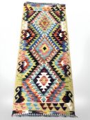 A Chobi Kilim runner,