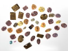 Approximately 3300 carats of mostly citrines and smoky quartz.