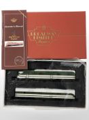 A Broadway Limited HO gauge E6 A-B locomotive set 'Southern'.