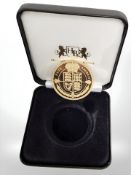 A Charles III 2023 22ct gold five Laurel coin CONDITION REPORT: 40g.