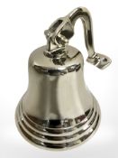 A brassed aluminium bell.