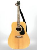 An Ibanez model 610 acoustic guitar