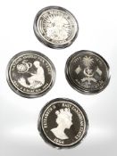 A Maldives 1995 250 Rufiyaa 50th Anniversary of the United Nations 0.925 silver coin, 28.