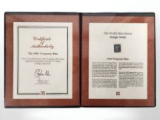 A Westminster issue 'The World's Most Famous Stamps' - The 1840 Twopenny Blue,