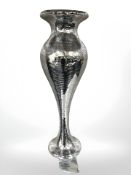 A mirrored tall vase, height 121 cm.