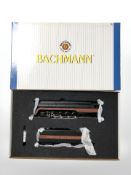 A Bachmann HO scale class J4-8-4 locomotive engine.