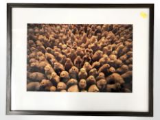 A colour print after Antony Gormley, 38 cm x 24 cm.