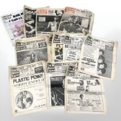 An interesting collection of vintage music papers, Cat Stevens, Music is the Message, Jimi Hendrix,
