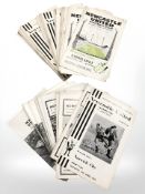 Seventy three Newcastle United football programmes, the earliest 8 September 1962,