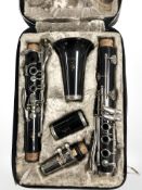 A Regent clarinet in case.