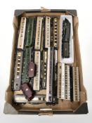 A Hornby Silver King locomotive engine, together with various carriages, pullman coaches, etc.