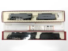 Two Rivarossi HO gauge locomotive engines.