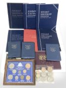 A quantity of coin sets including decimal coins, coins of Great Britain 1970,