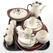 A quantity of Wedgwood Mayfield pattern coffee and dinner ware.