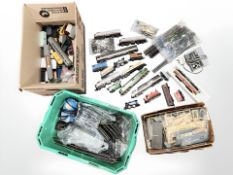 A group of model railway items to include Hornby Euro Star electric train set,