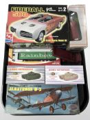 A Dinky Super Toys Centurion tank model 651, together with further die cast vehicles,