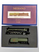 A Mhano HO gauge Canadian National 4-8-2 6060 locomotive engine with tender.