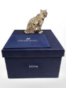 A Swarovski Collector's Society figure, Annual Edition 2019, A Mura Leopard Sofia,