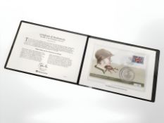 A Westminster issue 2006 Britannia limited edition commemorative silver coin cover (1 oz fine