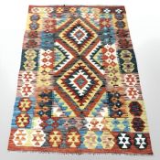 A Chobi Kilim rug,